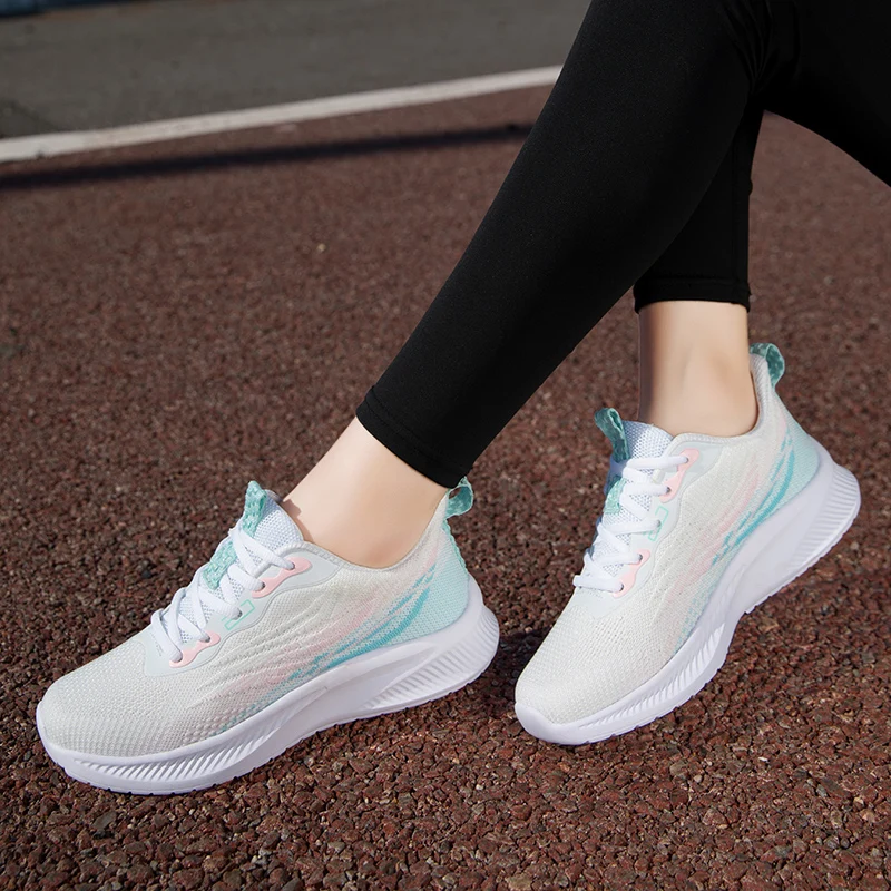 New Women's Running Shoes Outdoor Training Women's Running Shoes Fitness Color Walking Sports Shoes Women