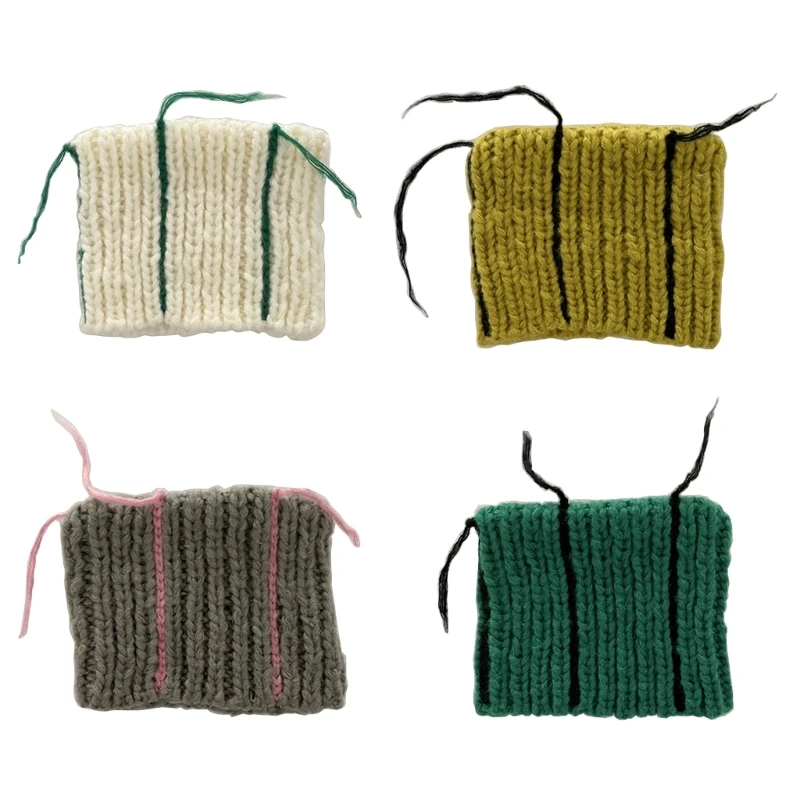 

L93F Handwoven Beanie Cap for Female Winter Warm Knitted Hat Y2K Devil Horn Hat for Teens Girl Windproof Women Party Headwear