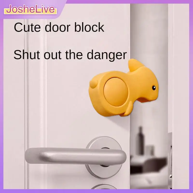 

Childrens Buffer Door Clip Easy To Use Resolves Noise Cartoon Door Gear Abs Pvc Door Hardware Door Stop Thick High-elastic Mute