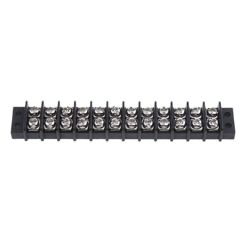 

12 Circuit 30A 12V Junction Block, Bus Bar Terminal in Brass for