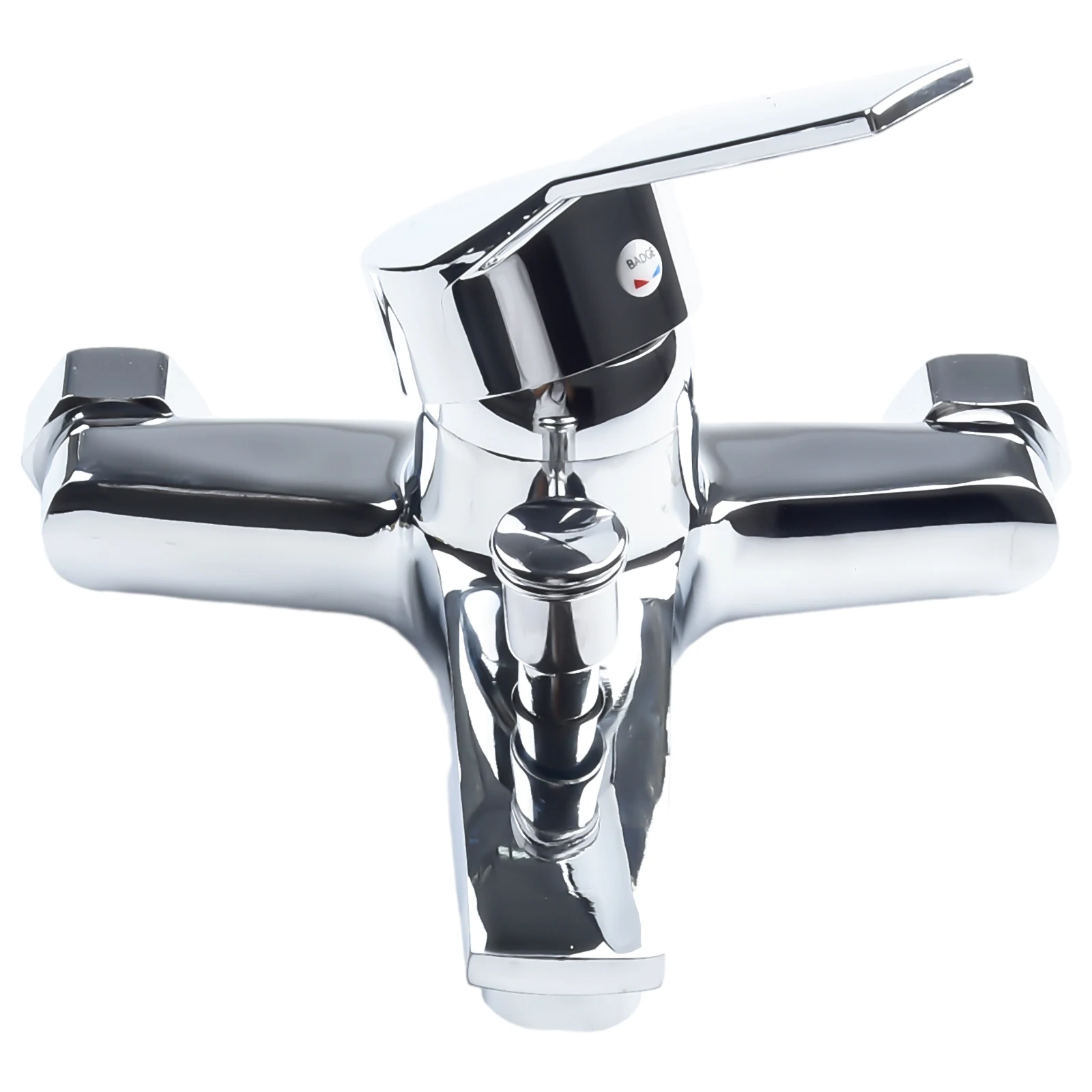 

Single Handle Faucet Wall Mounted Made from Durable Zinc Alloy For Hot and Cold Water Simple Modern Design Suitable for Any Home