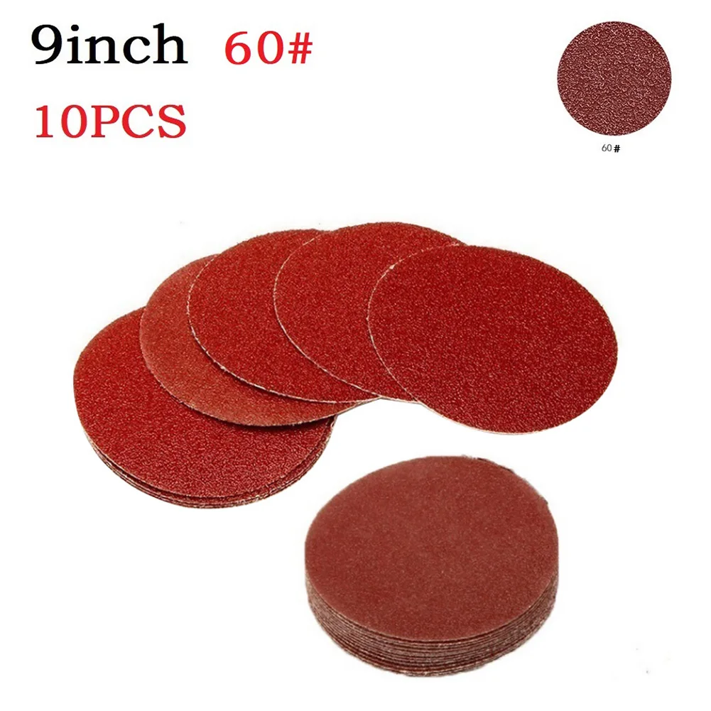 

10PCS 9inch Sandpaper 225mm Sanding Paper Sanding Discs 40-2000grit Electric Wall Polisher Polishing Grinding Abrasive Tools