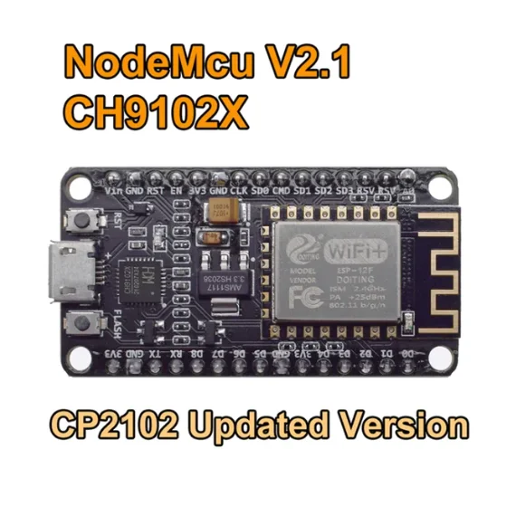 Фото NodeMcu Lua WIFI IoT на базе ESP8266 CP2102 9102 CH340 Плата разработки Модуль Плата расширения драйвера №1