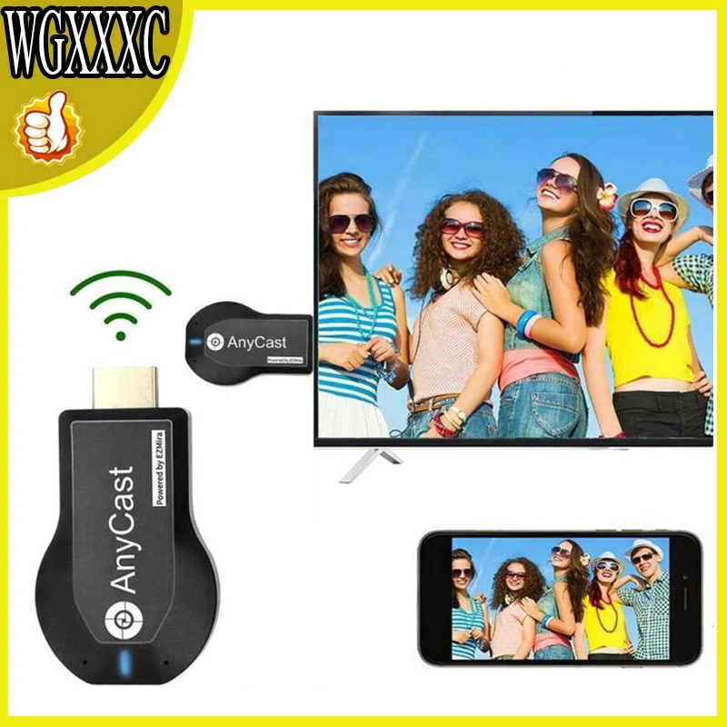 

Anycast M2 Plus 1080P HDMI-compatible TV Stick WiFi Display TV Dongle Receiver Mirror Share Screen for IOS Android Airplay 128M