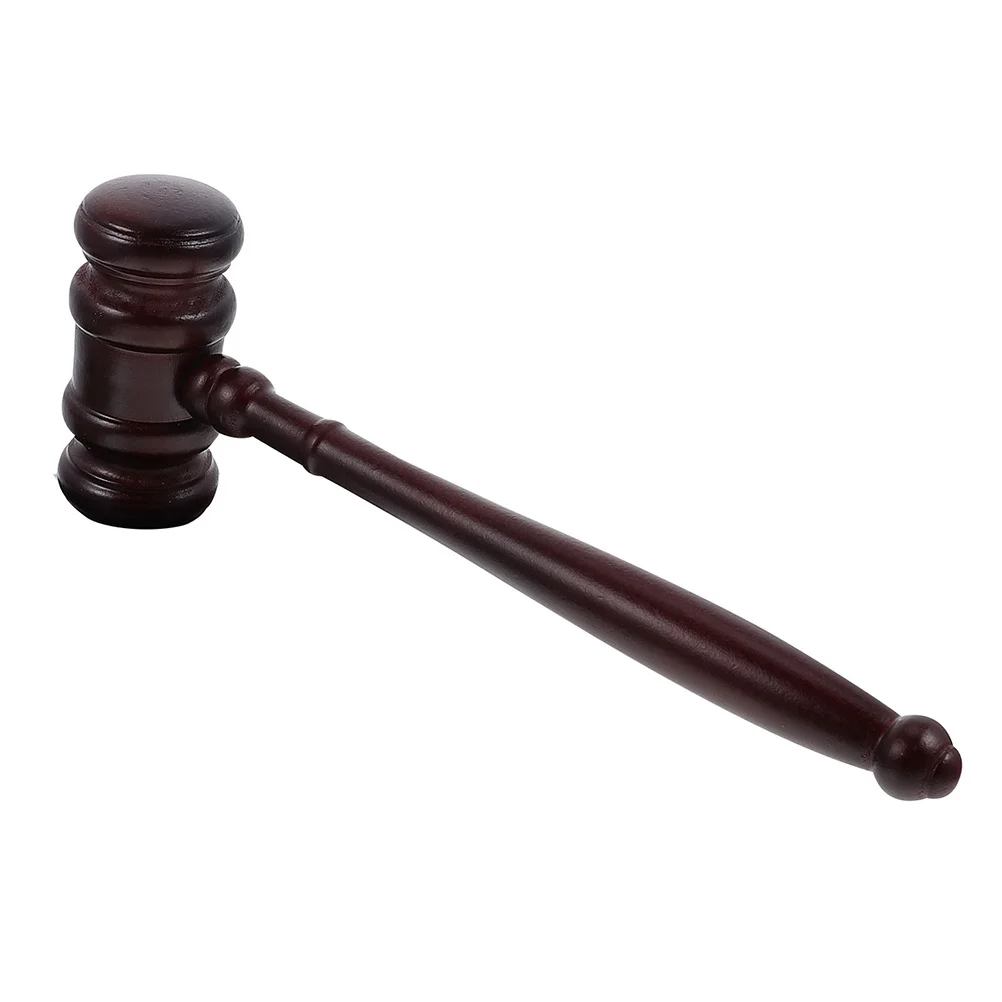 Gavel Judge Hammer Wooden Auction Lawyer Toys Costume Gavels Prop Block Law Mallet Kids Justice Sale Wood Courtroom Play Cosplay