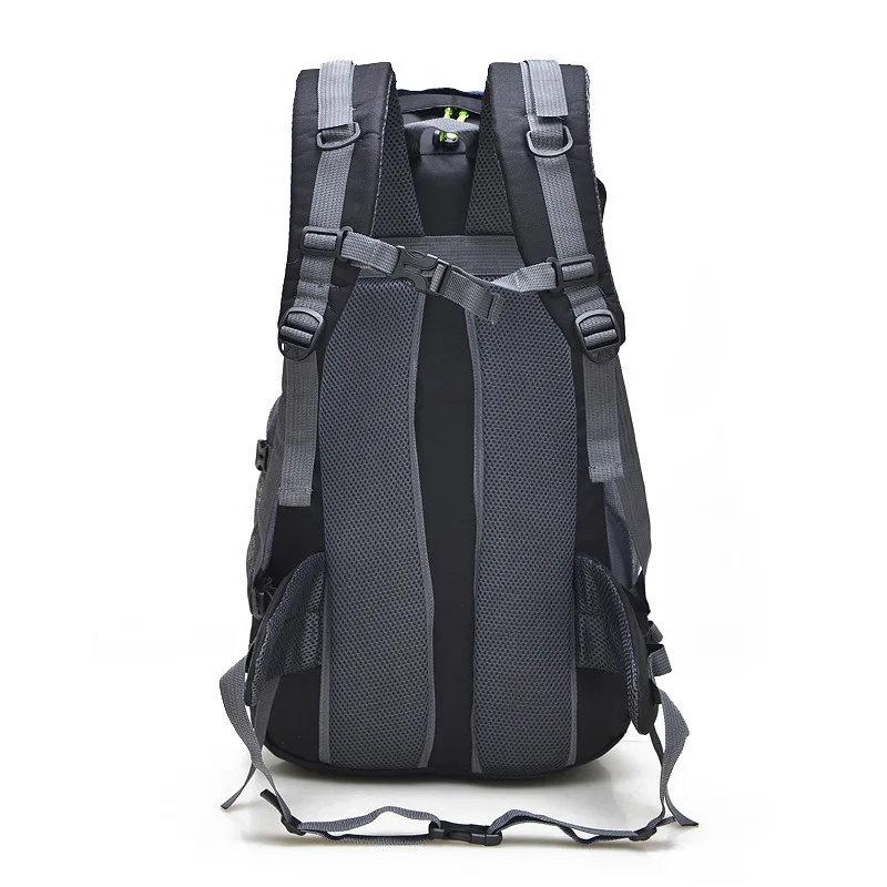 50L Large Capacity Foldable Backpack Waterproof 20 Kg Load Bearing Bag S-shaped Shoulder Straps Breathable Abrasion Camping Bag