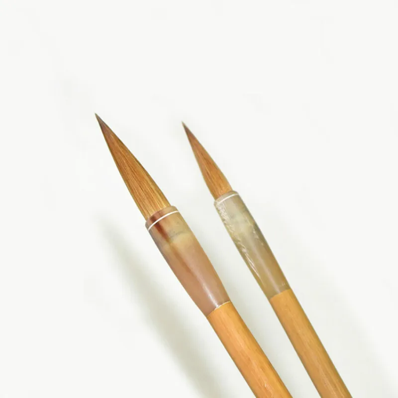 Weasel Hair Chinese Calligraphy Painting Writing Brush Medium Small Regular Script Writing Practice Craft Supply Gift Box