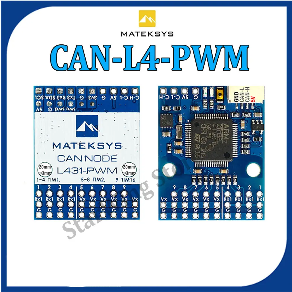 MATEK CAN-L4-PWM AP_PERIPH DRONECAN TO PWM ADAPTER ArudPilot Turn Servos In CAN DShot Capable ESCs