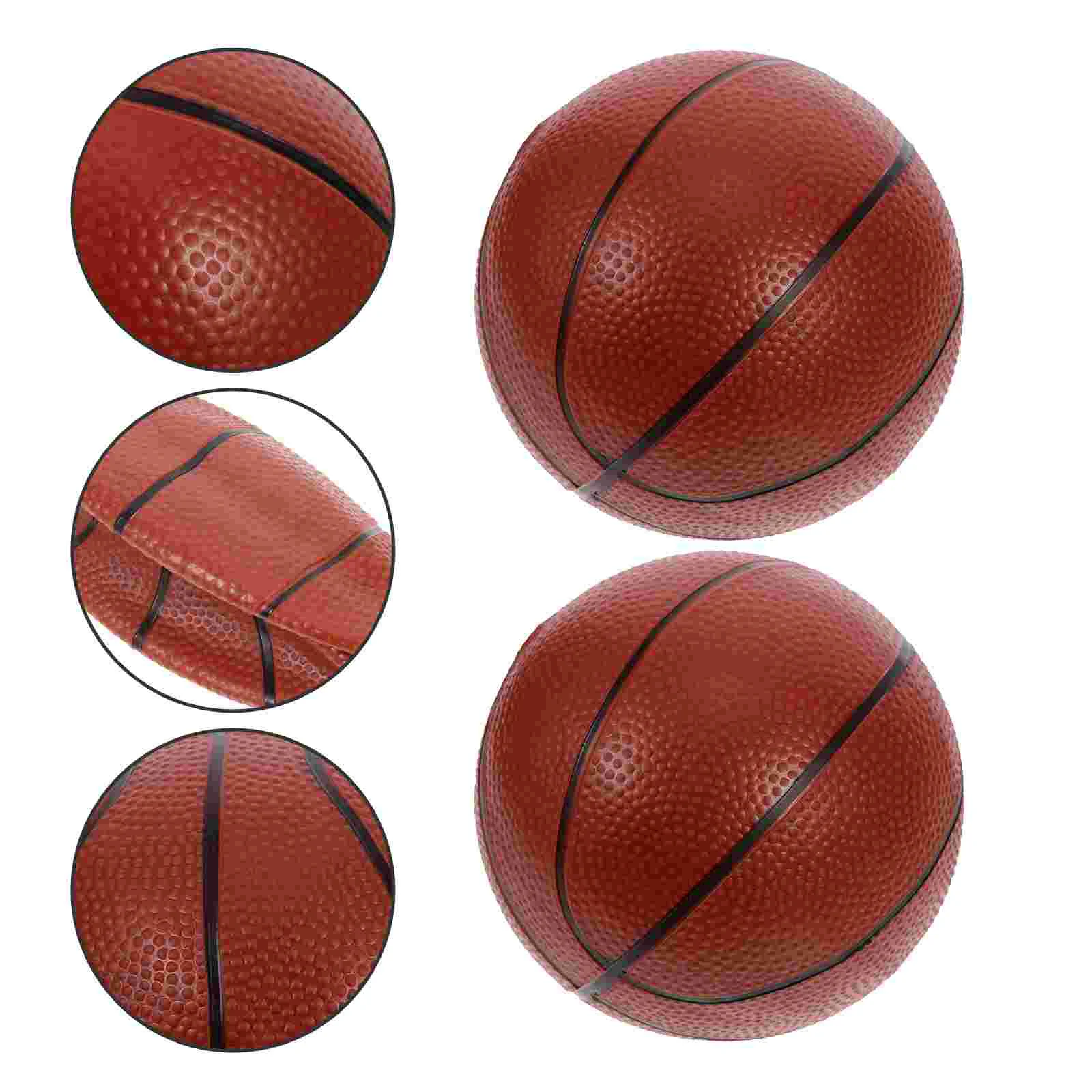 

2Pcs Portable Small Basketballs Bouncy Basketball Toys Funny Basketball Toys Mini Basketball Toys for Children Toddlers Outdoor