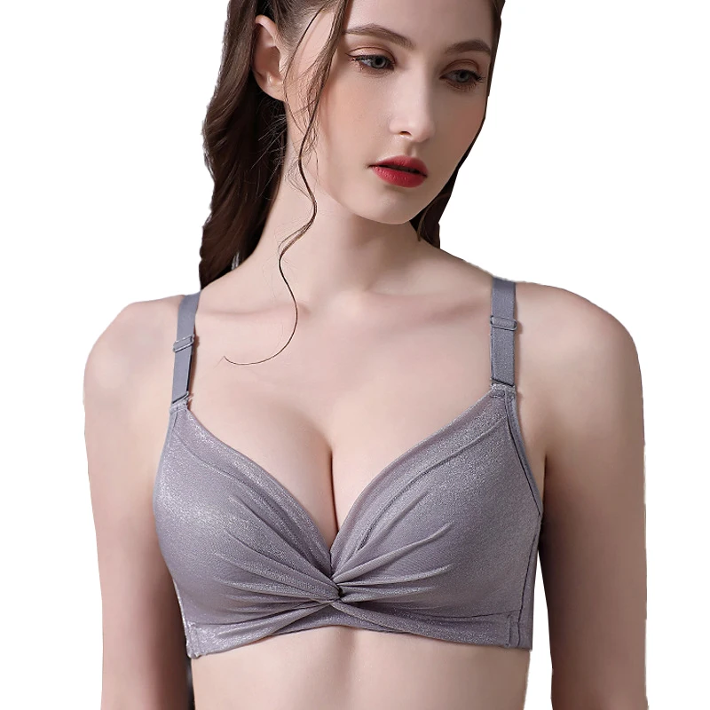 Thin Adjustable Comfort Female Gather Lingerie Brassiere Lace Push Up Bra Sexy Underwear Bras for Women Bralette Wireless