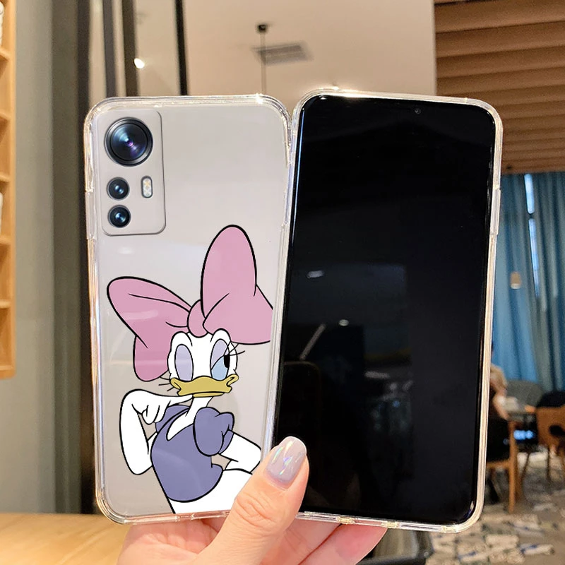 Мягкий чехол с мультяшным Микки и Минни Маусом для Xiaomi Mi 12 5G Mi12 Lite 12X 12S телефона