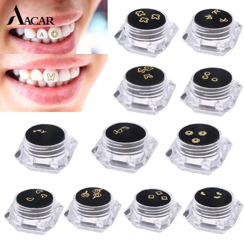 

3Pcs/box Tooth Beauty Diamond Ornaments Dental Metal Crystal Jewelry Tooth Gem