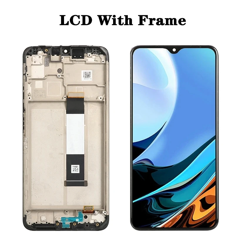 ЖК-дисплей для Xiaomi Poco M3 / Redmi 9T Note 9 4G дисплей с сенсорным экраном M2010J19SC дигитайзер в