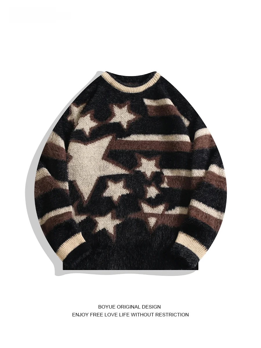 Boyue кашемировый свитер с пятиконечной звездой имитация норки модный бренд в