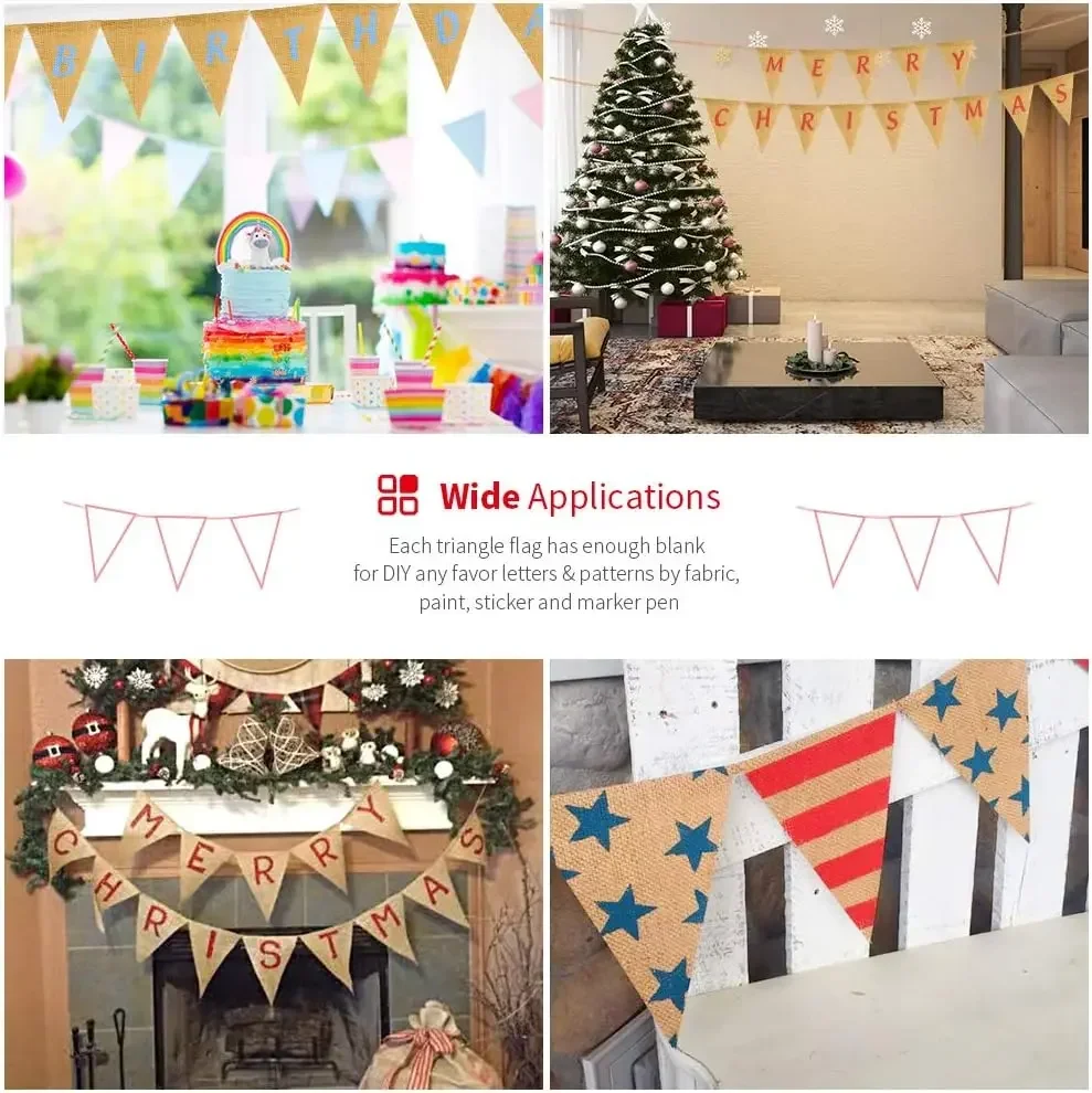 Винтажный Джутовый Гессианский Баннер 4 3 М С 15 Флагами Шпагат На Тему Страны