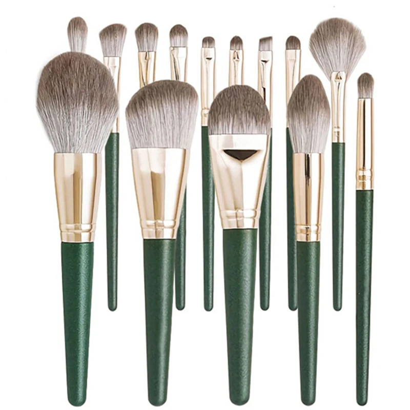

14Pcs Brushes Set for Makeup Face Eyeshadow Makeup Brushes Tools Kit Women Cosmetic Powder Blush Blending Beauty