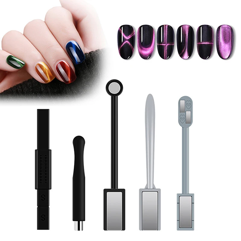 Магнитная палочка кошачий глаз для ногтей прочная пластина УФ-геля 3D линейная