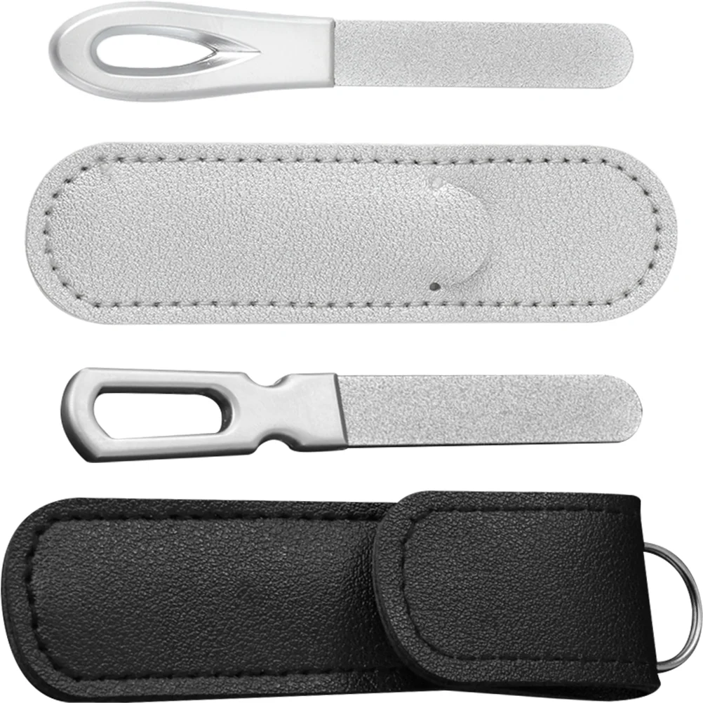 

Пилка для ногтей компактная из нержавеющей стали, 2 набора