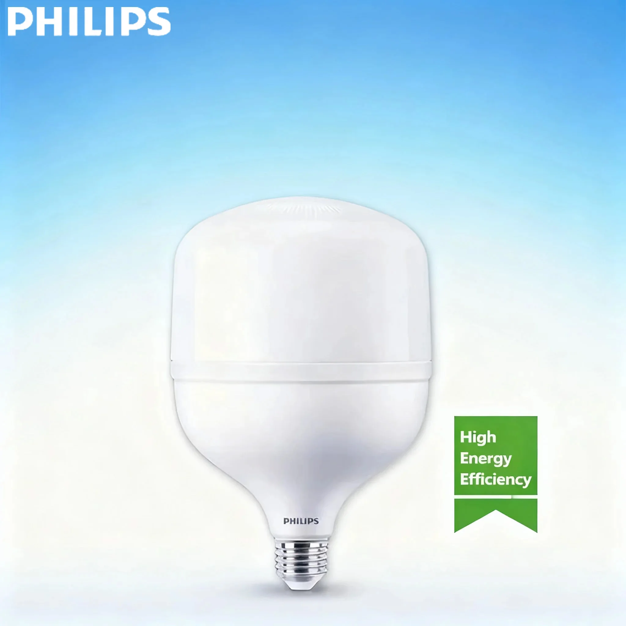 Фото Philips 65W TrueForce Core HB LED E40 Яркий белый свет 6500k Т-образная лампа 7000LM AC220V-240V Светодиодная лампа для рынка магазина и склада №1