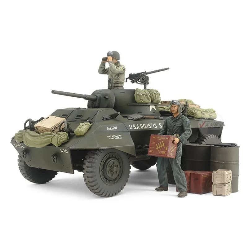 

1/35 US светильник Armor M8 модель танка в сборе для боевого патруля 25196