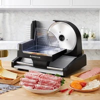 200w electric slicer multifunction meat cutter home lamb roll bread ham frozen meat fat cow meat grinder adjustable thickness