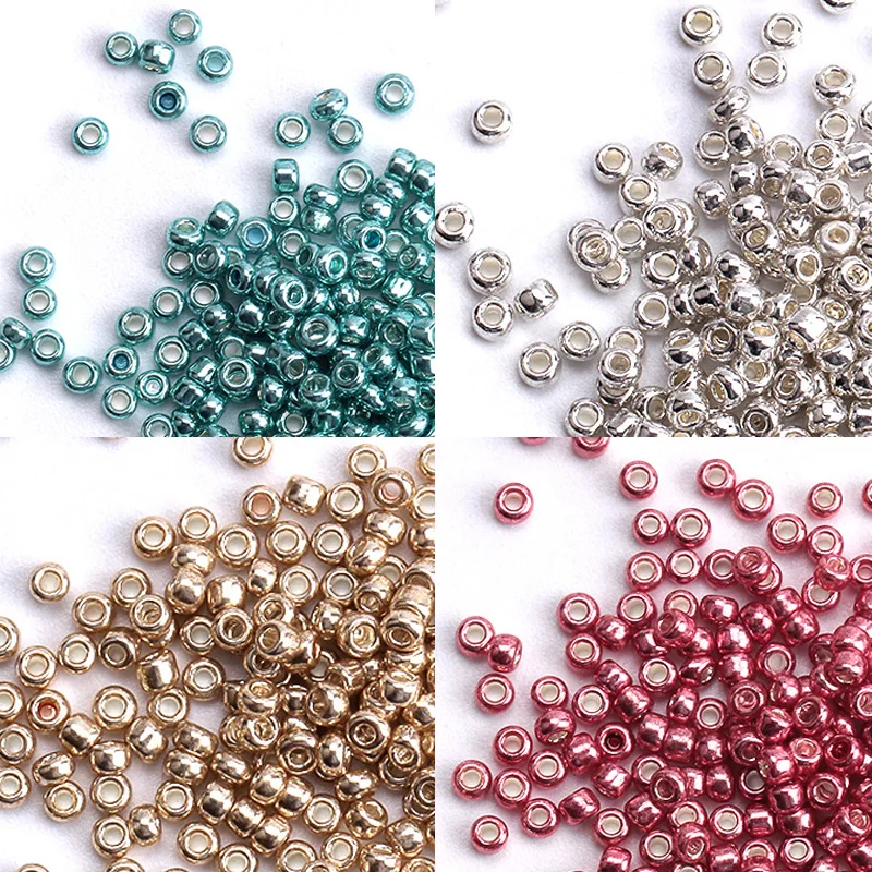 1500 шт Металлические цветные стеклянные бусины Круглые форменные прокладки для DIY браслет бижутерия ручной работы ожерелье ремесло изготовление 1,88 мм 13/0