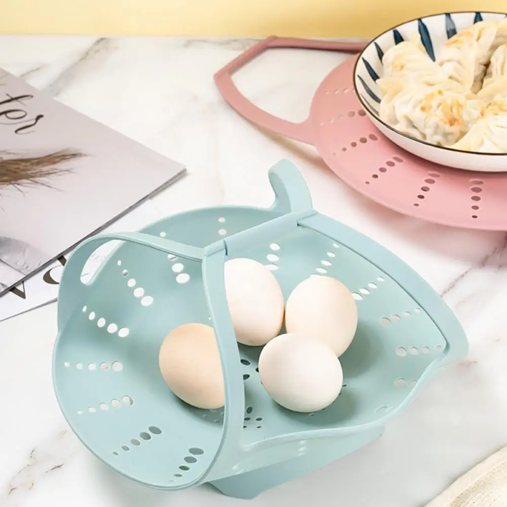 

Cooking Steamer High Temperature Resistant Reusable Nordic Style Food Grade Soft Silicone Steamer Restaurant Supplies