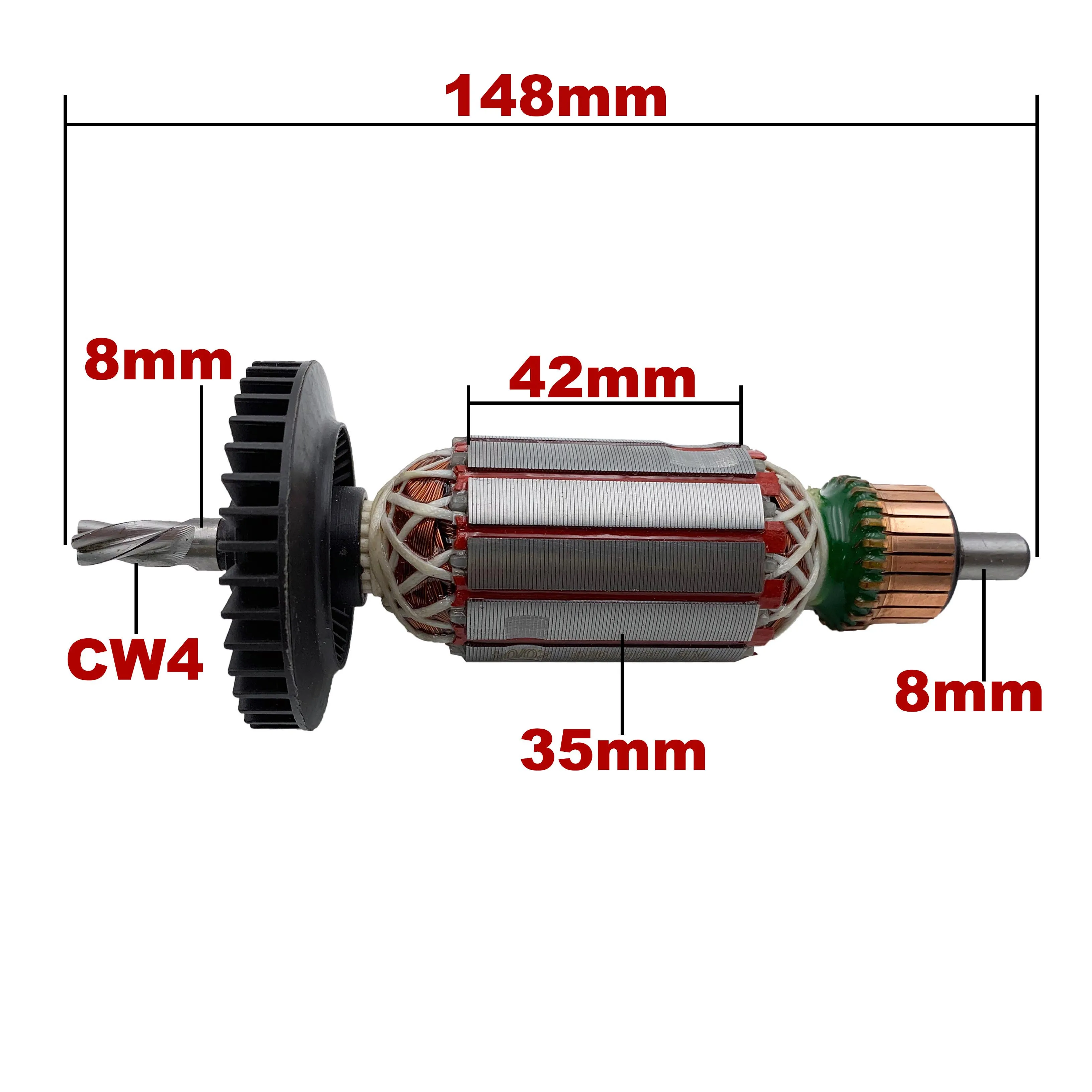 

Якорь ротор для дрели BOSCH GSB16 GSB16RE GSB550RE THAF
