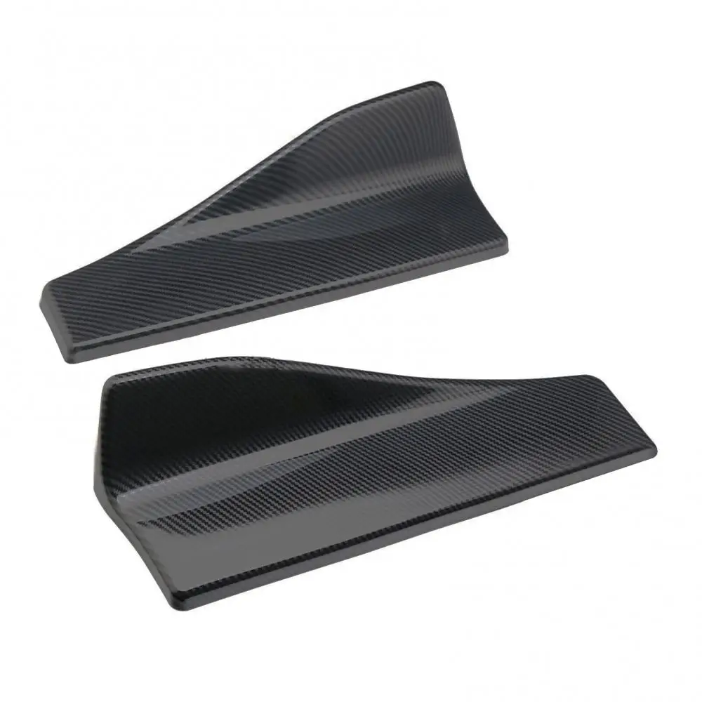 

2Pcs Carbon Fiber Car Side Skirt Spoiler Rocker Splitters Anti-scratch-Wings