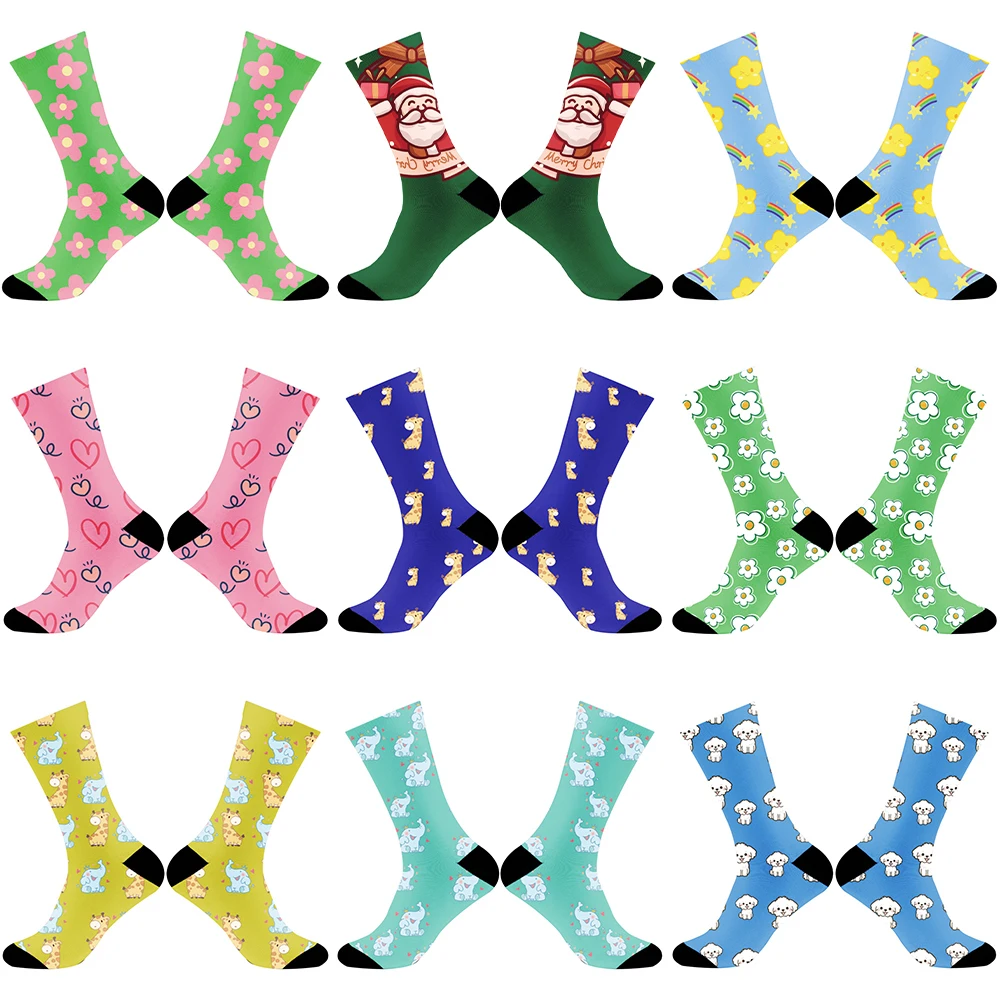 Новинка 2024 носки с принтом рождественский подарок Новое поступление зимних