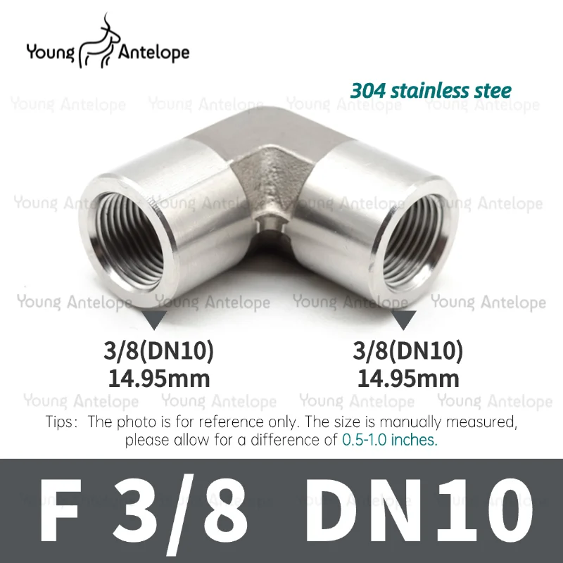 

Колено из нержавеющей стали 304, 90 градусов, BSPT ZG