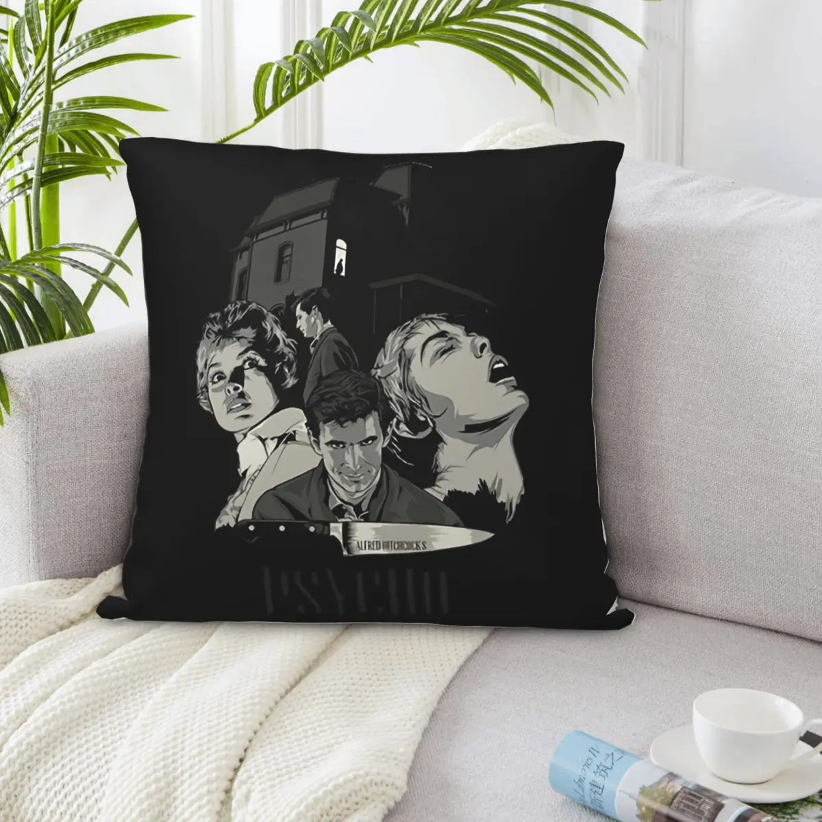 Psycho Movie Poster Alfred Hitchcock Case White Xs3Xl Women Men Formal Present Pillow