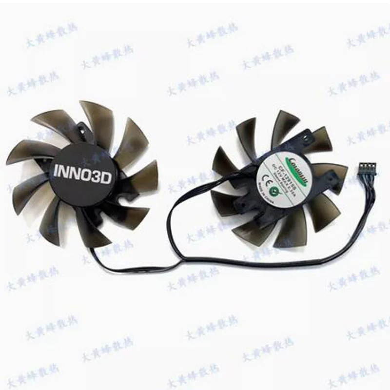 Вентилятор видеокарты WYORESY CF-12815S для INNO3D P106-100 GTX1660 1660ti Supreme