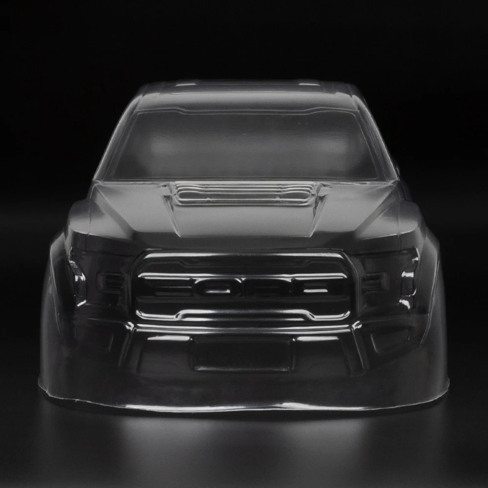Колесная база 12 3 дюйма 313 мм 2017 F150 Raptor Pickup PC Clear Body for 1/10 RC Crawler Axial SCX10 TRX4 YIKONG 4102 RGT 86100