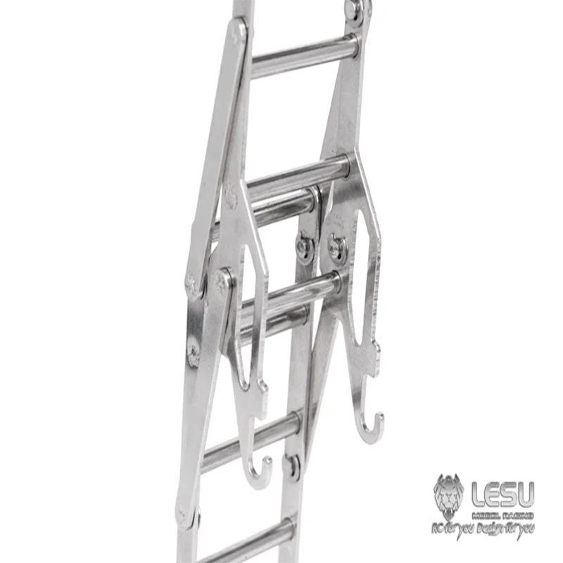 Фото Маленькая лестница-платформа с глиняной головкой U-Bucket Ladder LS-A0008-B, модификация для радиоуправляемых моделей Tamiya 1/14, аксессуар для DIY-модификации тележки/корзины №1