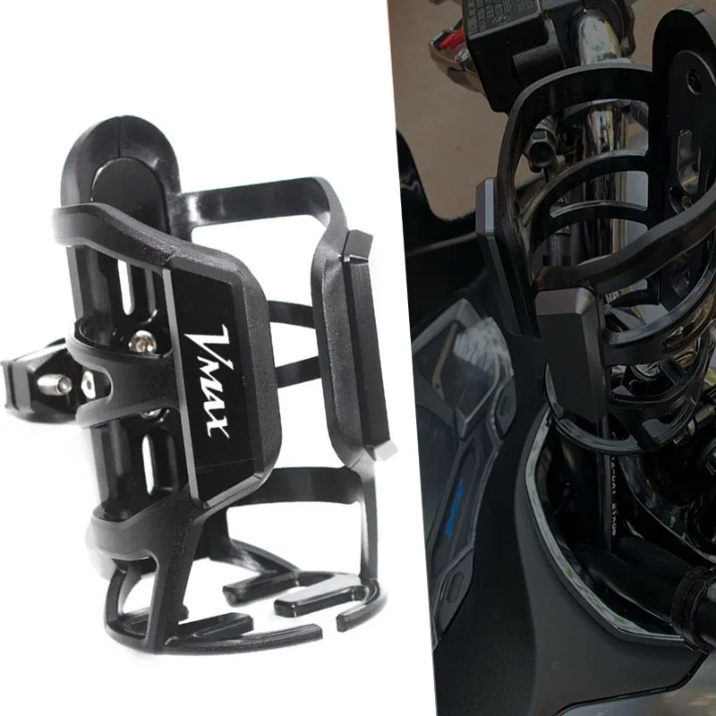 

For YAMAHA V-MAX V MAX 1200 1700 Motorcycle Beverage Water Bottle Drink Cup Holder Mount