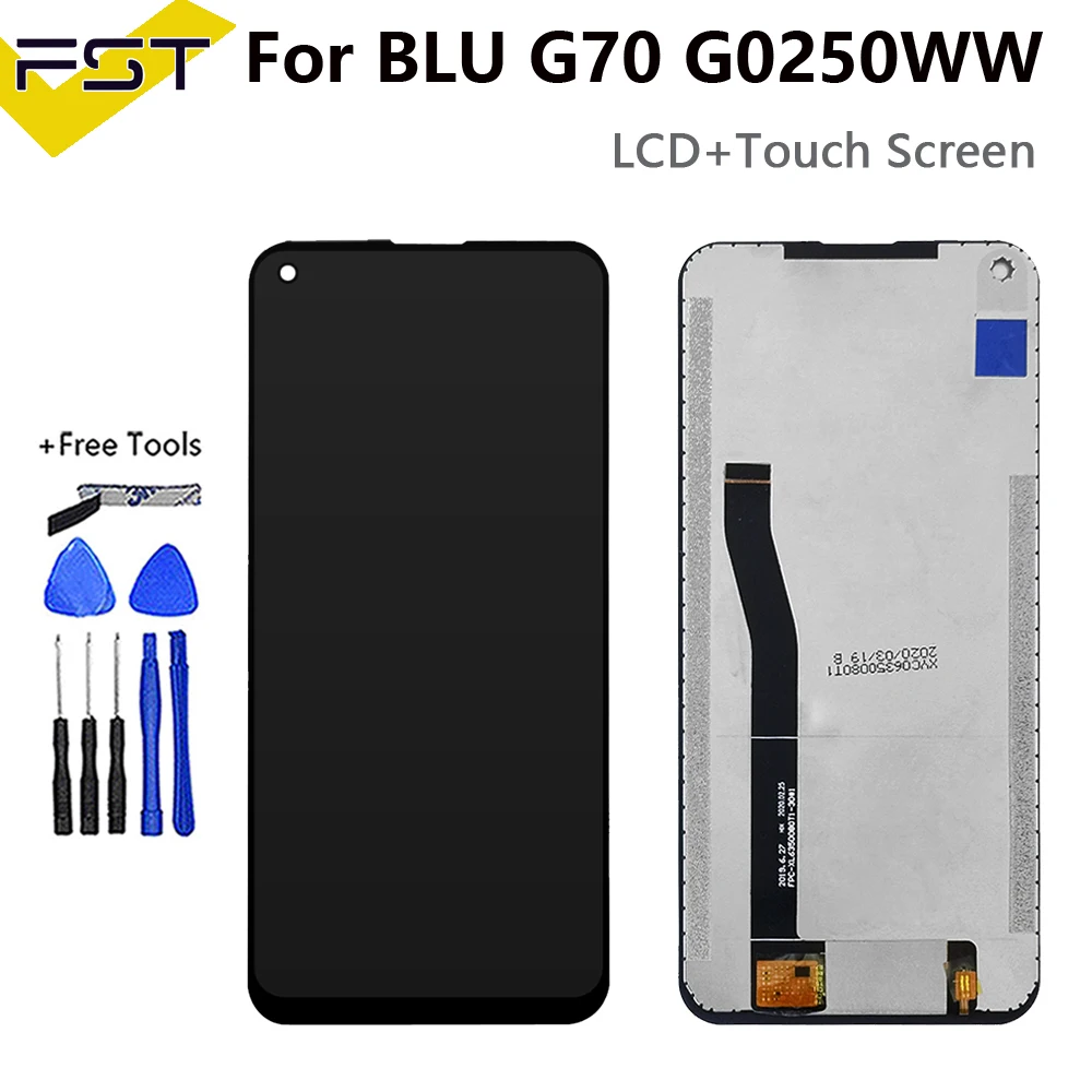 ЖК-дисплей и сенсорный дигитайзер в сборе для BLU G70 G0250WW, 100% оригинал