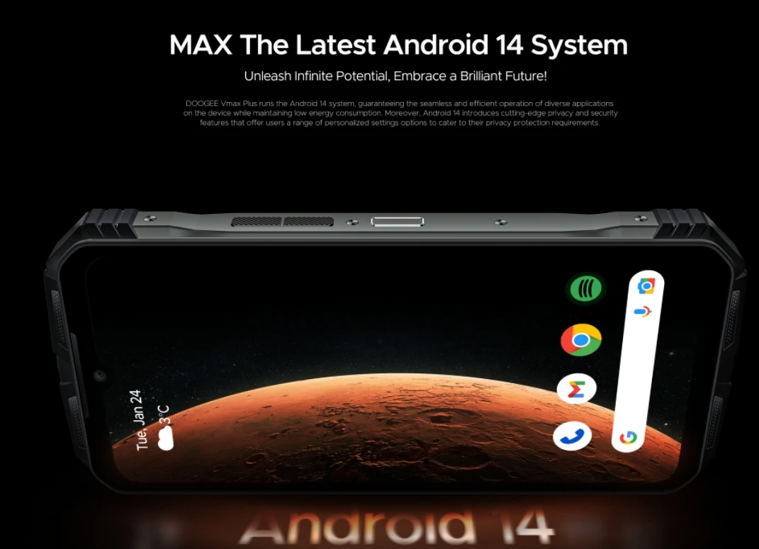 DOOGEE V MAX PLUS смартфон с 5 5-дюймовым дисплеем 16 ГБ ОЗУ 2025 Гб ПЗУ