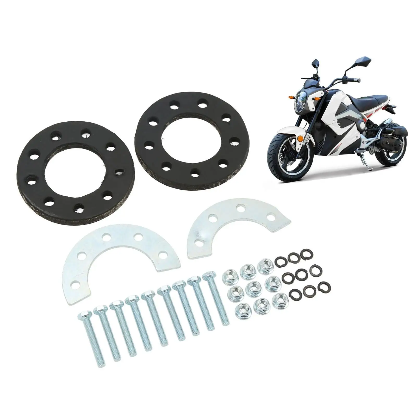 Комплект крепления звездочки с 9 отверстиями и усиленными шайбами для