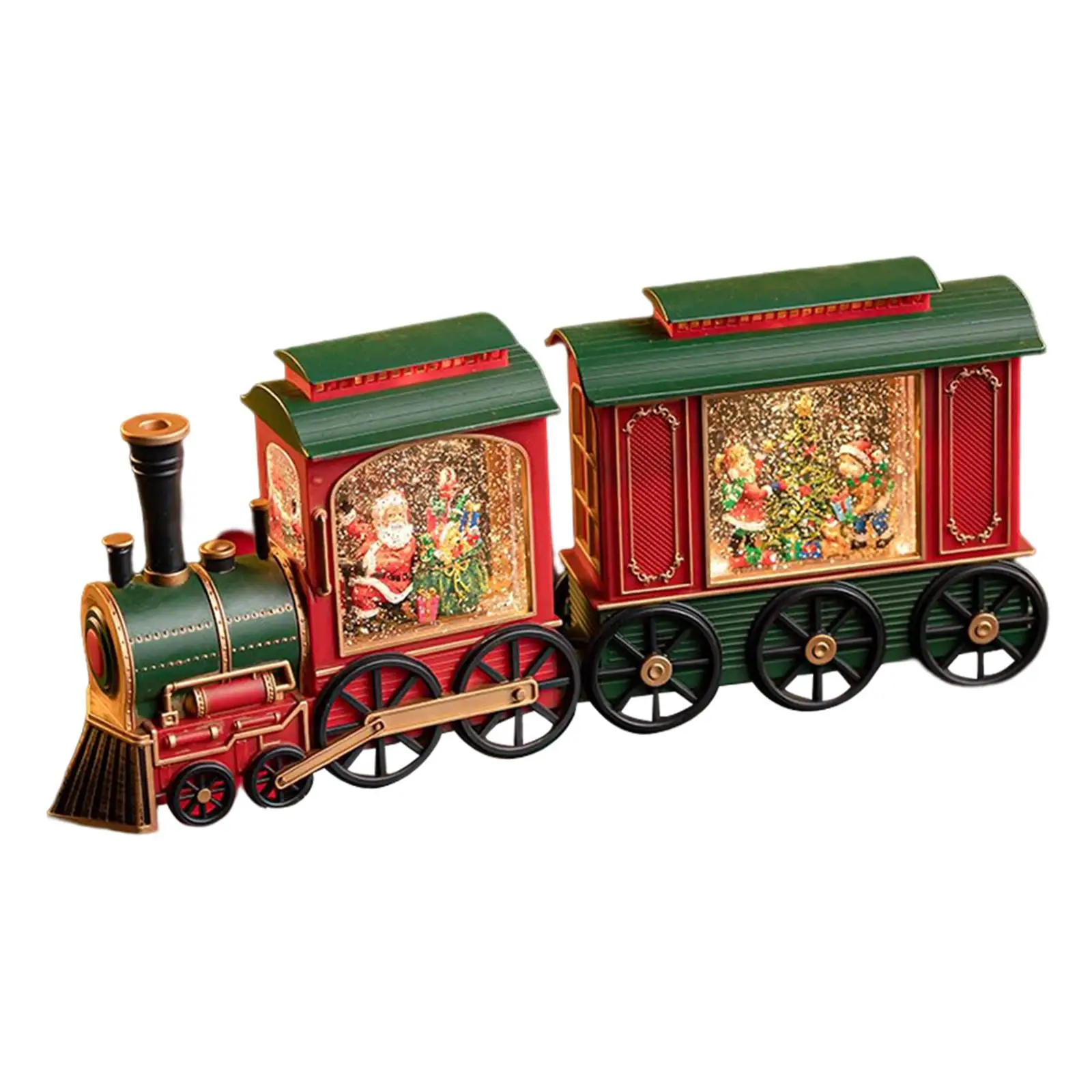 

Snowman Musical Train Water Lantern Glittering Snow globes for Gift