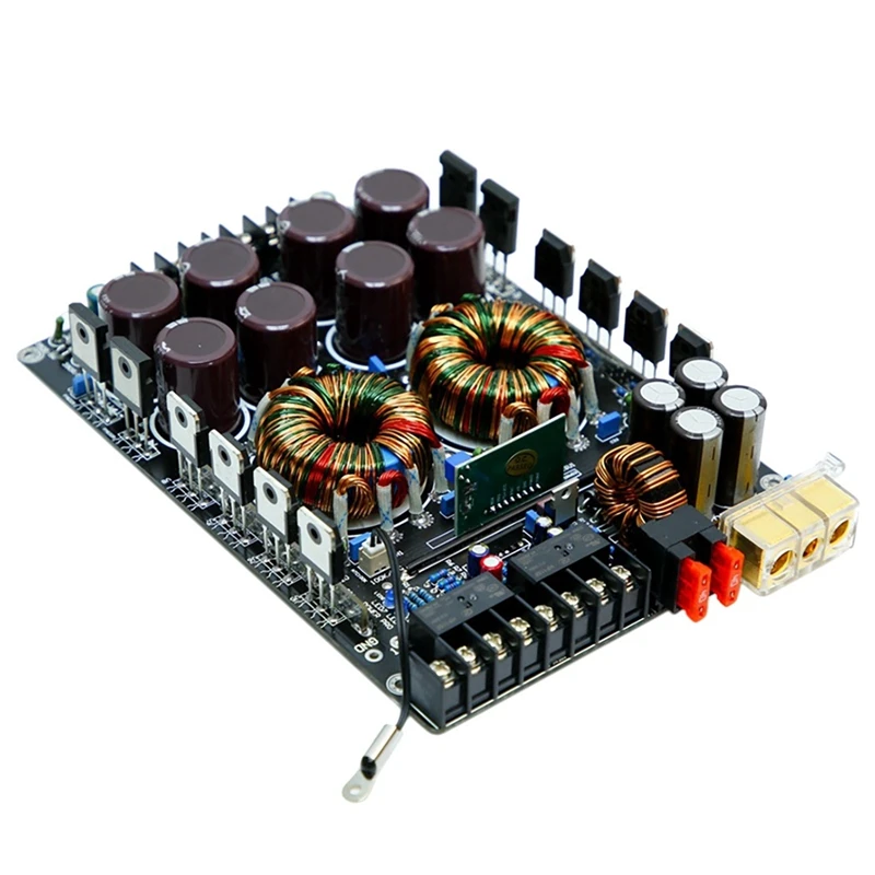 

12V Car Audio Booster Board 500W+500W High Power 3300UF/50Vx8 Booster Board Hifi With Speaker Protection Circuit