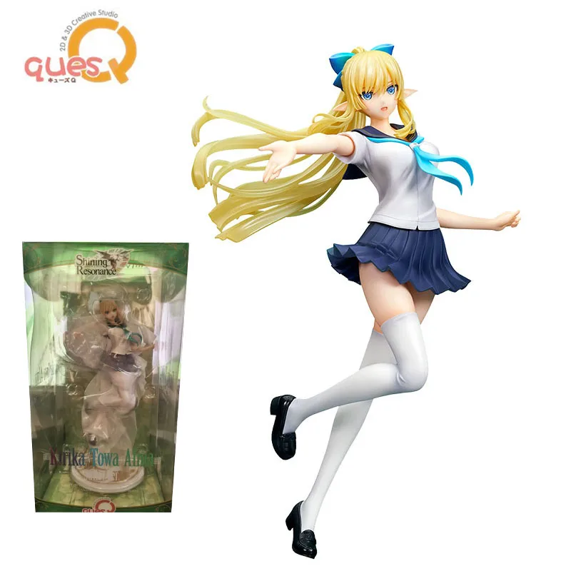 

Original Stock 1/7 QuesQ Shining Resonance Kirika Towa Alma Sailor Outfit Ver PVC Action Figure Anime Model Toys Collection Gift