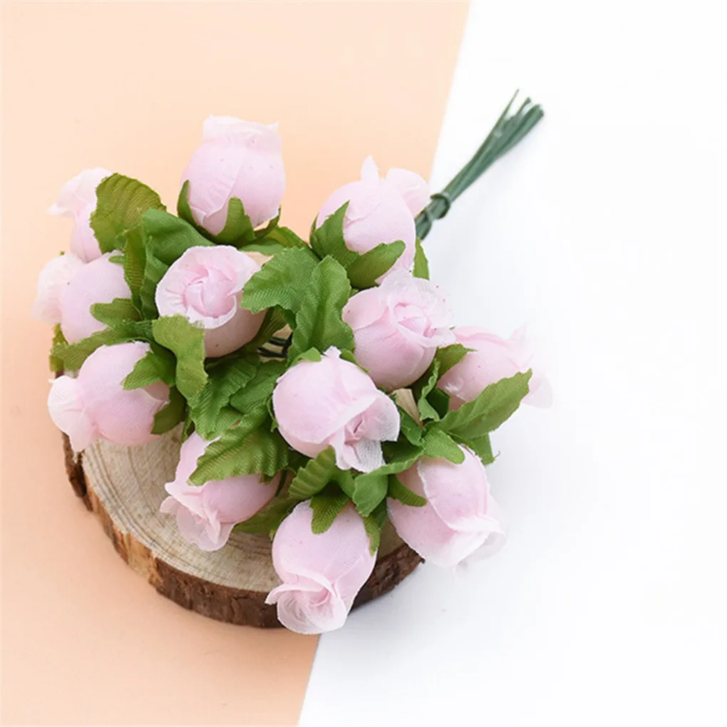 

Artificial Flower Decoration Multi-Color Rose Artificial Flower Handmade Headdress Making Accessories Wedding Decoration Indoor