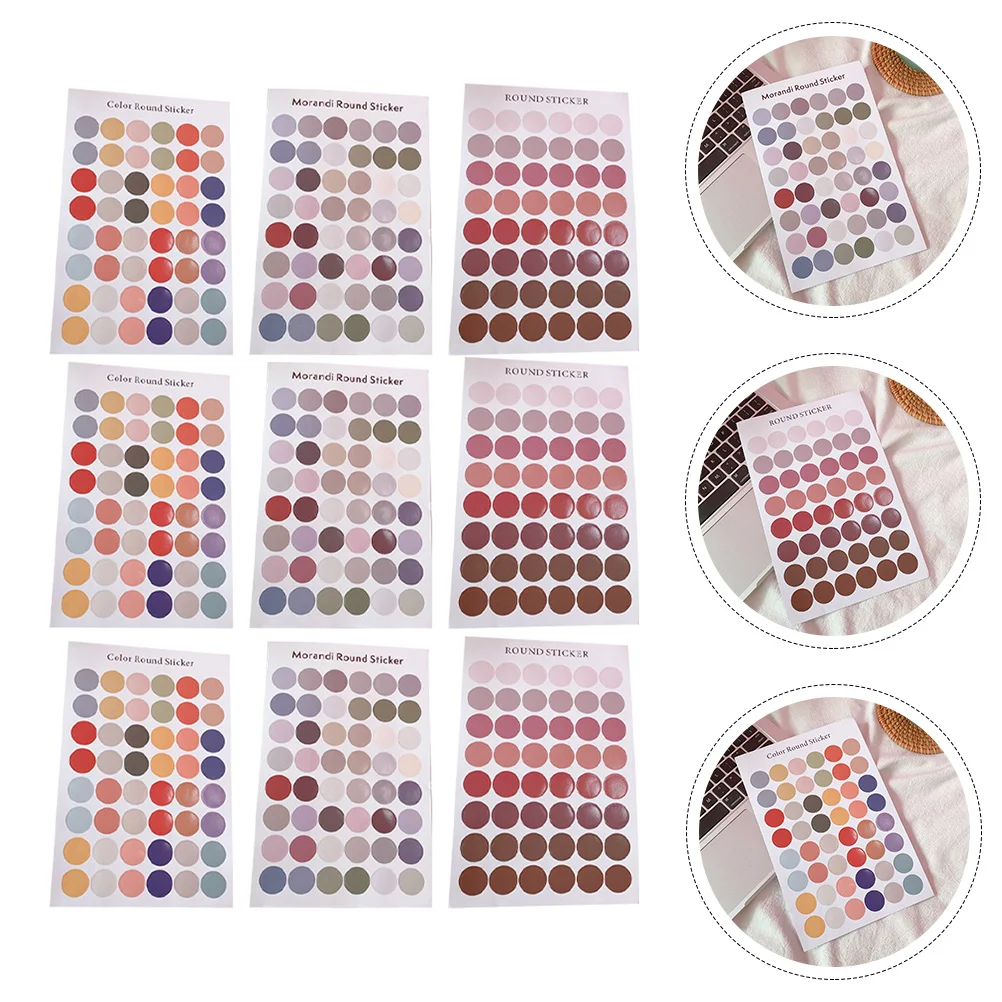 

Тонкий альбом для стикеров, наклейки в горошек