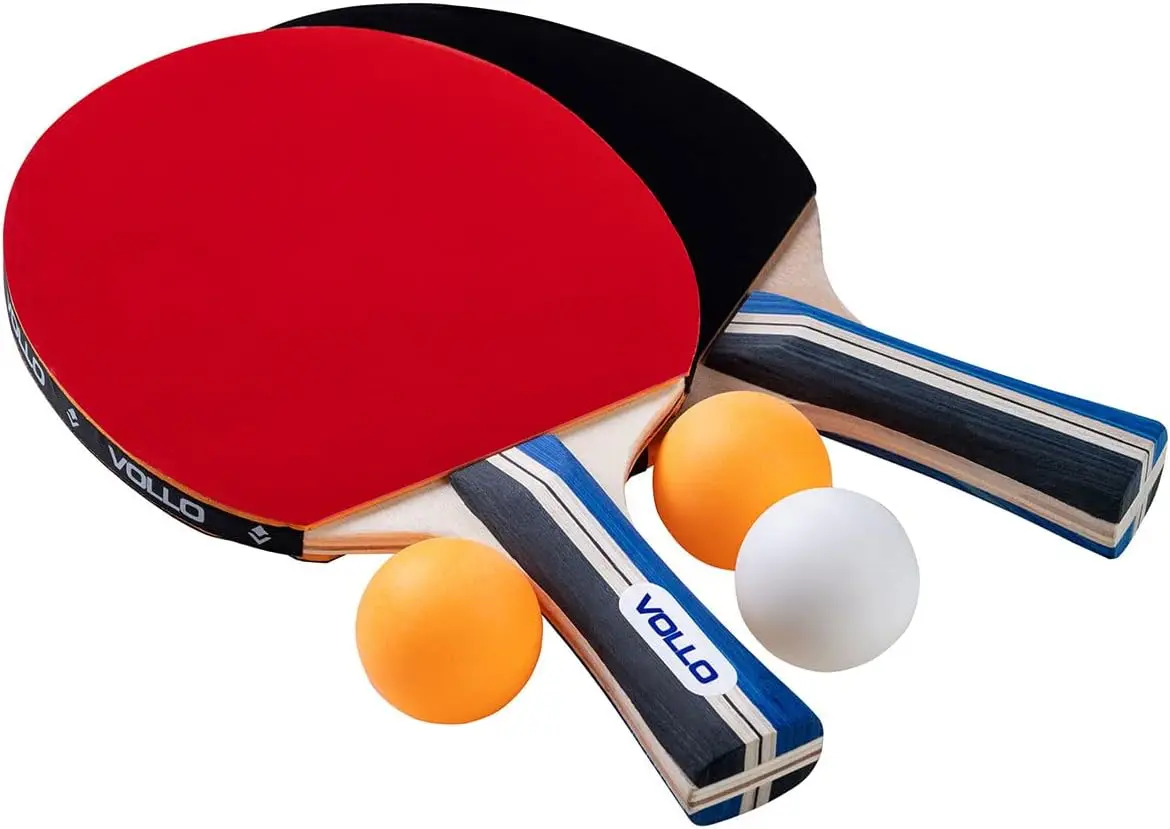 

Kit de Tênis de Mesa Ping Pong 2 Raquetes e 3 Bolas Vollo