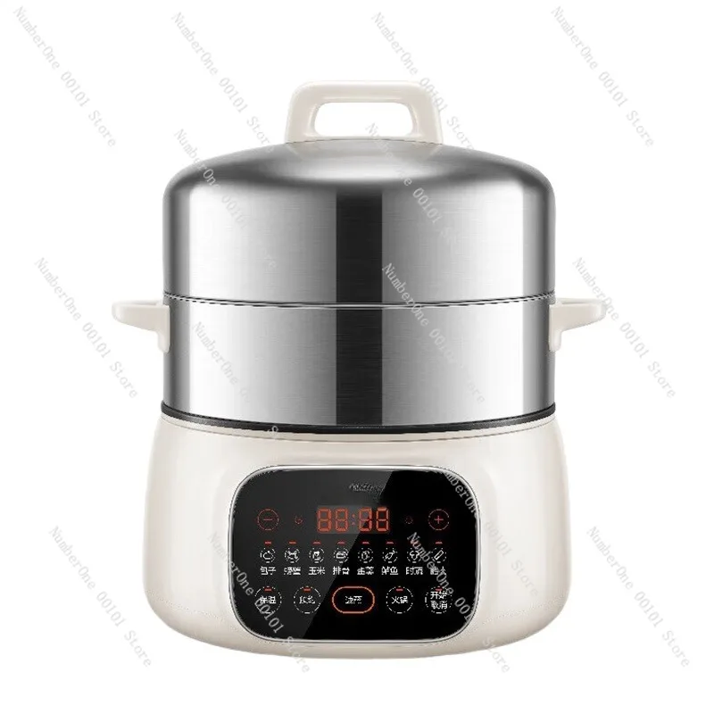 Электрическая пароварка многофункциональная бытовая кастрюля 16 л многослойная