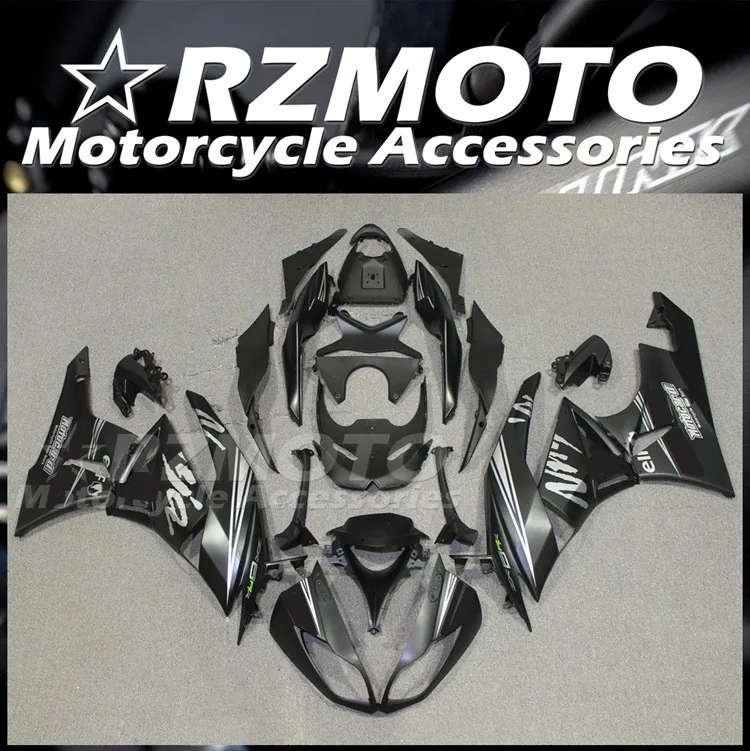 

Новый комплект обтекателей из АБС-пластика подходит для Kawasaki Ninja ZX-6R ZX6R 636 599 2009 2010 2011 09 10 11 12 комплект кузова красивый матовый