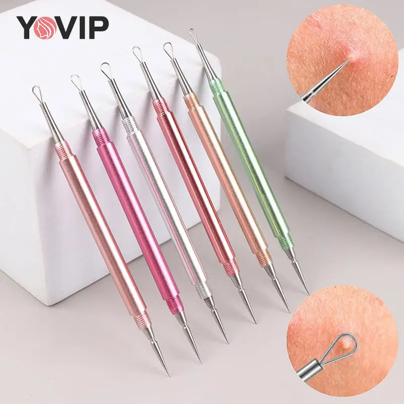 

1 Pcs Blackhead Comedone Acne Pimple Blemish Extractor Remover Stainless Steel Needles Remove Tools Face Skin Care Pore Cleaner