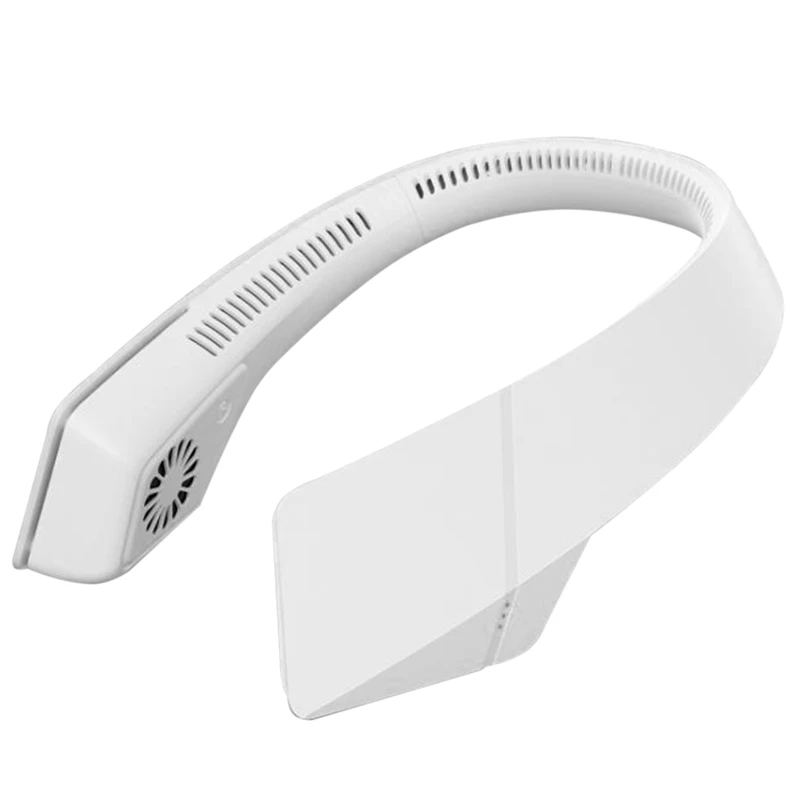

Neck Fan,USB Rechargeable Fan Mute Sports Fans Leafless Hanging Neck Fans Air Cooler Wearable Neckband Fans