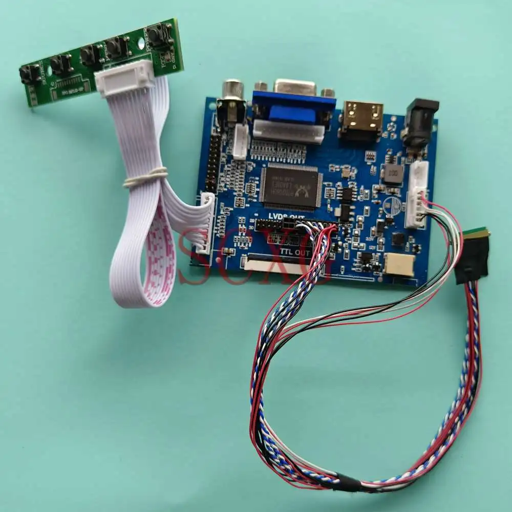 

Fit LTN156AT05-H07 LCD Monitor Controller Board 1366*768 VGA+AV+HDMI-Compatible Laptops Panel Kit DIY 15.6" 40 Pin LVDS
